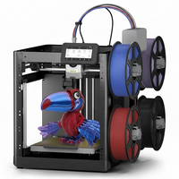 3D Printer Built for Multi-Color Production, 600mm/s Speed, 4-Color Support, Direct Drive Extruder