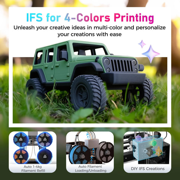 Flashforge AD5X Multi-Color 3D Printer for Beginners