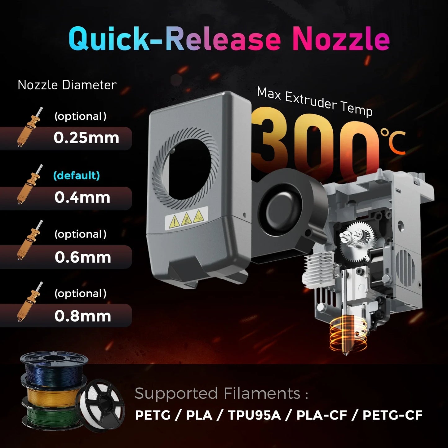 AD5X 3D Printer, Multi-Color Printer for Beginners Home DIY, 1Count, 8.7 X 8.7 X 8.7" — product view 3