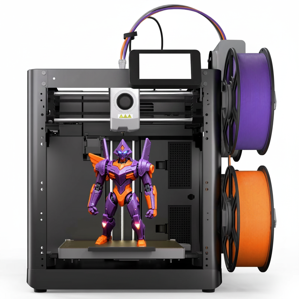 Flashforge AD5X Multi-Color 3D Printer for Beginners
