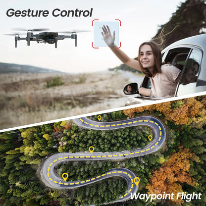 B3-PRO GPS Foldable Drone with 4K HD Camera for Adults, Brushless Motor, 2 Batteries, Black — product view 11