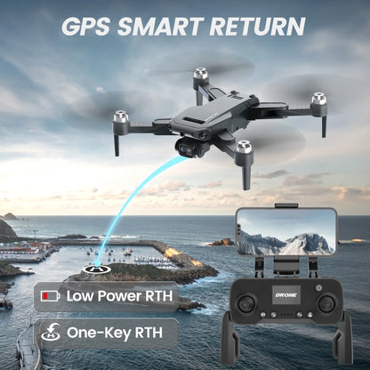 B3-PRO GPS Foldable Drone with 4K HD Camera for Adults, Brushless Motor, 2 Batteries, Black — product view 5