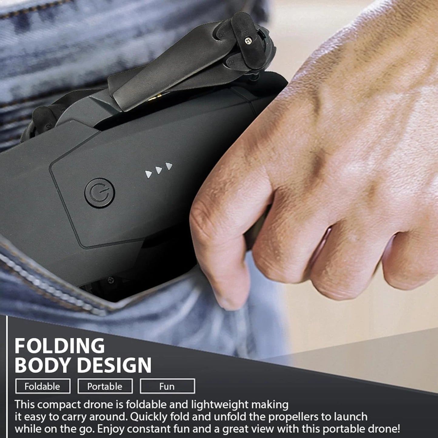 Black Falcon 4K Drone with Camera 2026 Quadcopter Drones for Adults — product view 7