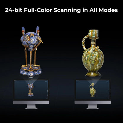 Creality 3D Scanner Raptor Pro for 3D Printing, Handheld 3D Scanner 0.02Mm Accuracy, 22+7 Blue Laser & NIR, 60Fps High-Speed & 5MM to 4M Objects, 24-Bit Full-Color Scanning for Windows Macos — product view 6