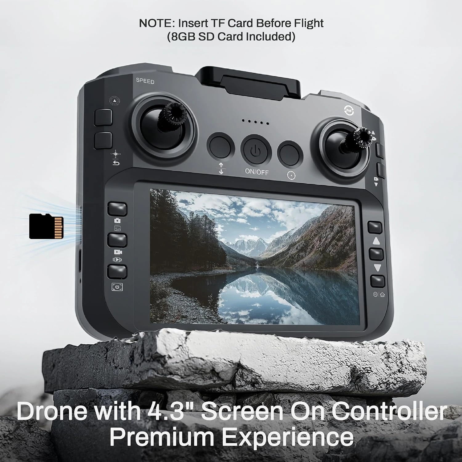 Drone with Screen on Controller, Ideal Toy Gift for Adults & Kids — product view 2