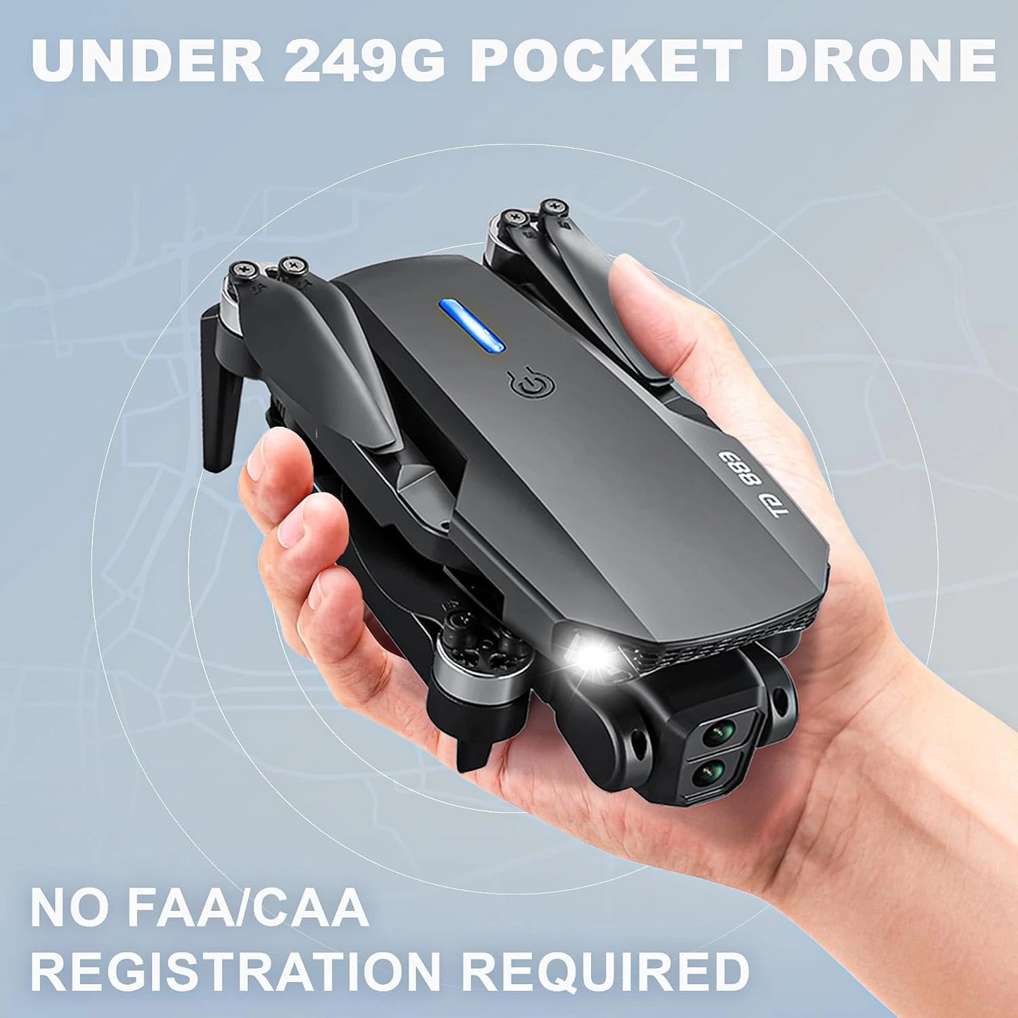 Drone with Screen on Controller, Ideal Toy Gift for Adults & Kids — product view 4