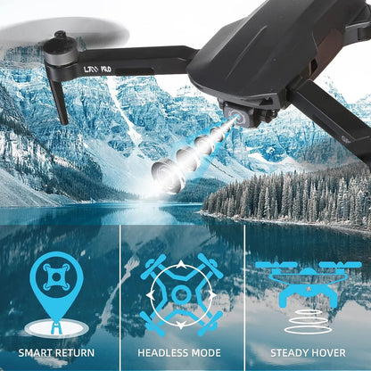Drone with 4K Camera for Adults and Beginners, 5G Wifi Transmission, 40 Minutes Flight Time,Black — product view 3