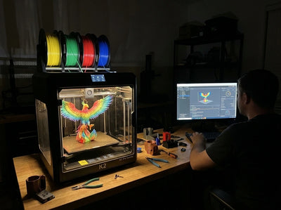 Customer photo of K2 Pro Combo (A) 3D Printer, Multicolor 3D Printer with CFS