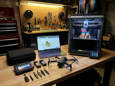 Customer photo of Drone with Screen on Controller, Ideal Toy Gift for Adults & Kids