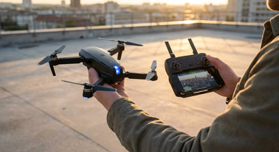 Customer photo of Black Falcon 4K Drone with Camera 2026 Quadcopter Drones for Adults