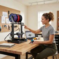 AD5X 3D Printer, Multi-Color Printer & 600Mm/S High Speed, 1Count, 8.7 X 8.7 X 8.7" — Lifestyle