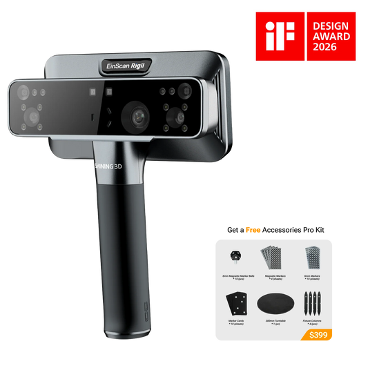 EinScan Rigil | The Tri-Mode Laser 3D scanner